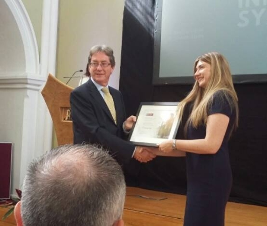 ENERGISE lead Dr Frances Fahy received an award for research excellence